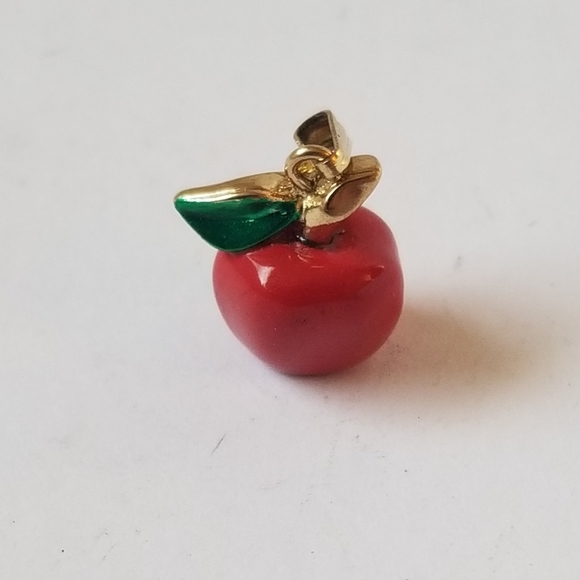 Enamel apple charm - Picture 2 of 7